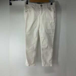 Wit & Wisdom Cream Ankle Jeans